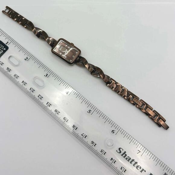 Y2K Brown Relic Twist Watch - Picture 4 of 5